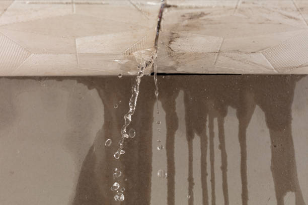 Professional Sewage Cleanup technician working in Inkster, MI